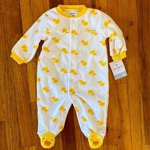 6 month footie pajamas